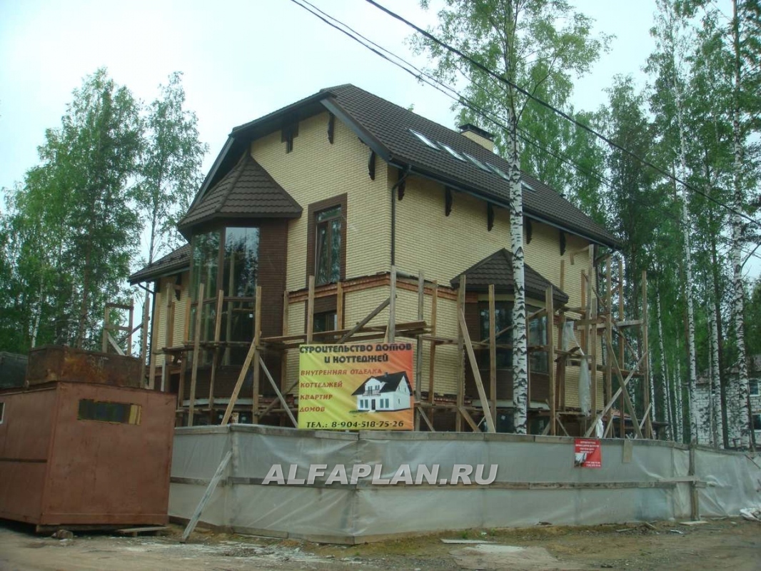 Строительство дома по проекту 29E - фото №7