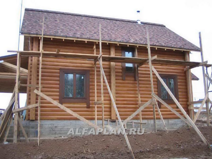 Строительство дома по проекту 34A - фото №8