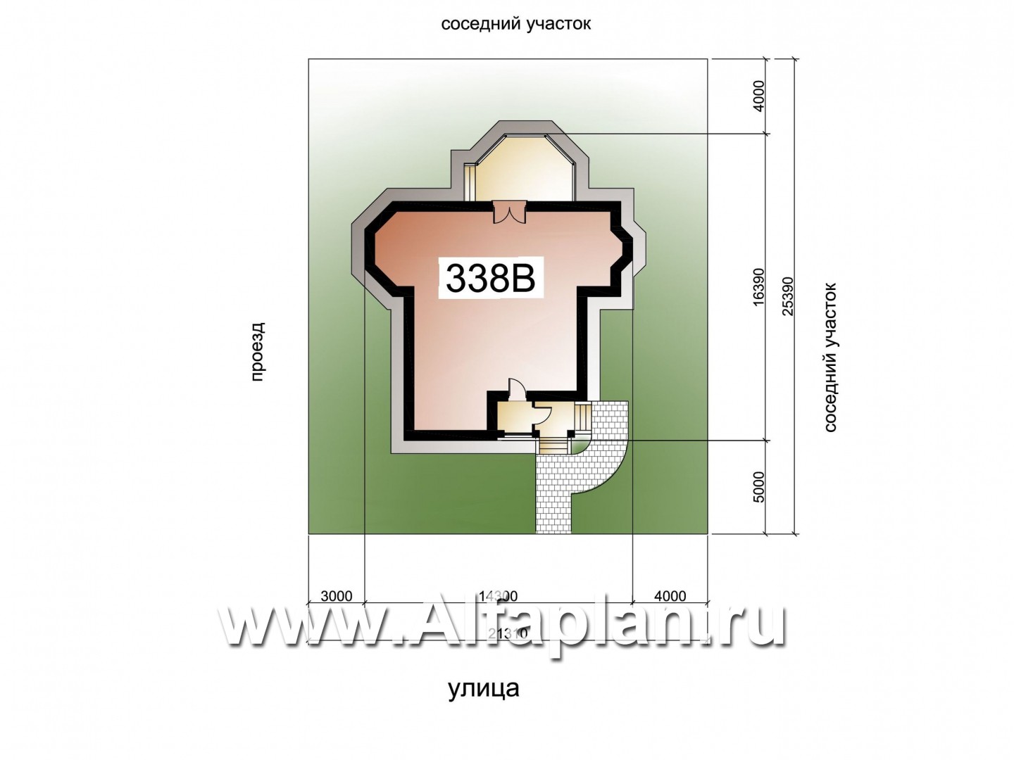 Проекты домов Альфаплан - «Белоостров»- классический коттедж с удобной планом - дополнительное изображение №3