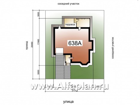 Проекты домов Альфаплан - «Четвертое измерение» - современный комфортный двухэтажный дом - превью дополнительного изображения №2
